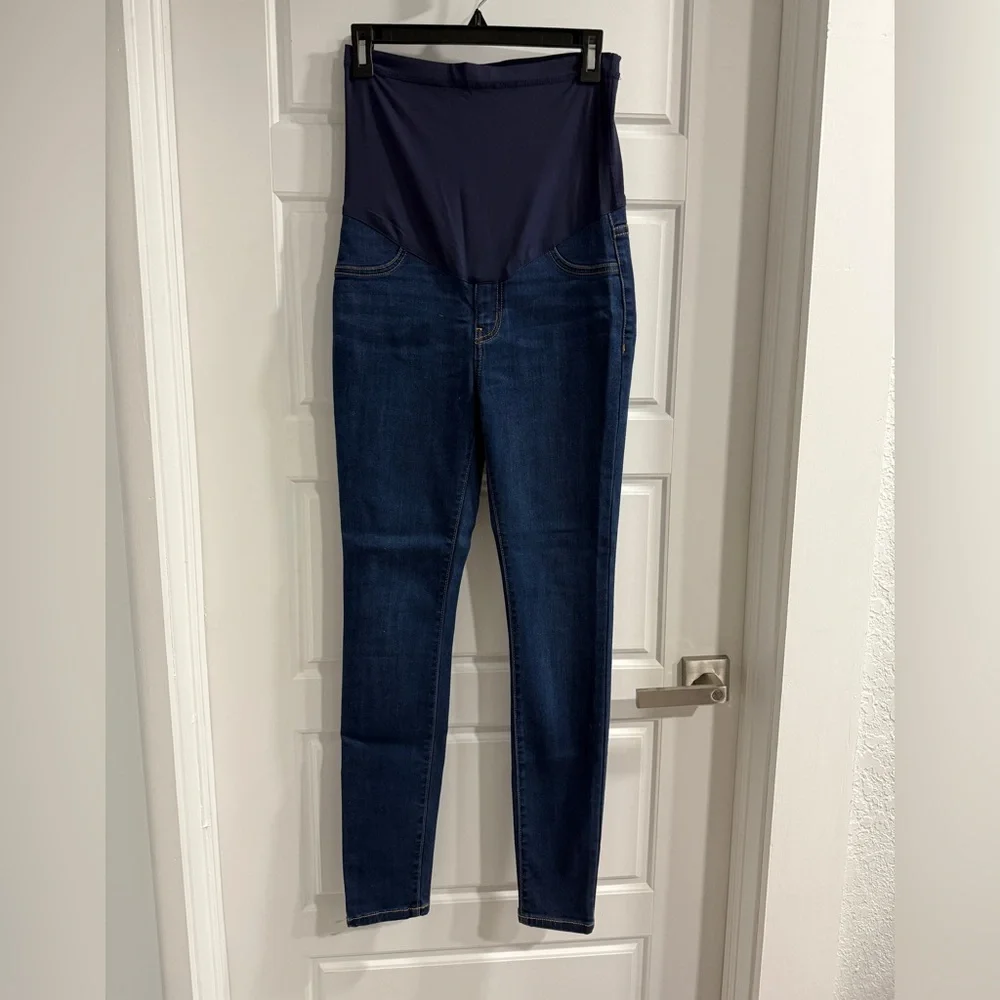 Pinkblush Dark Blue Maternity Jeans - Picture 2 of 5